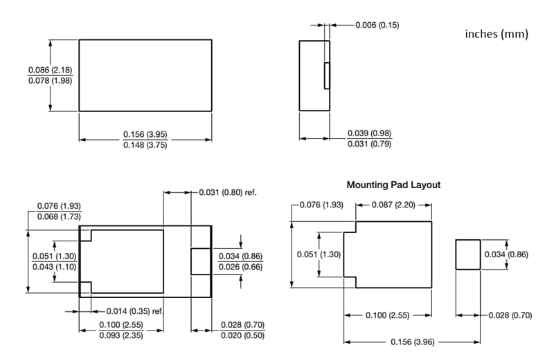 Vishay General Semiconductor 6DFN12A to 6DFN51A TRANSZORB® SMD TVS Diodes
